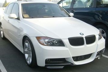 Юбка переднего бампера V.1 для BMW 3 E90 2005-2008 M-Tech (pre-lift)