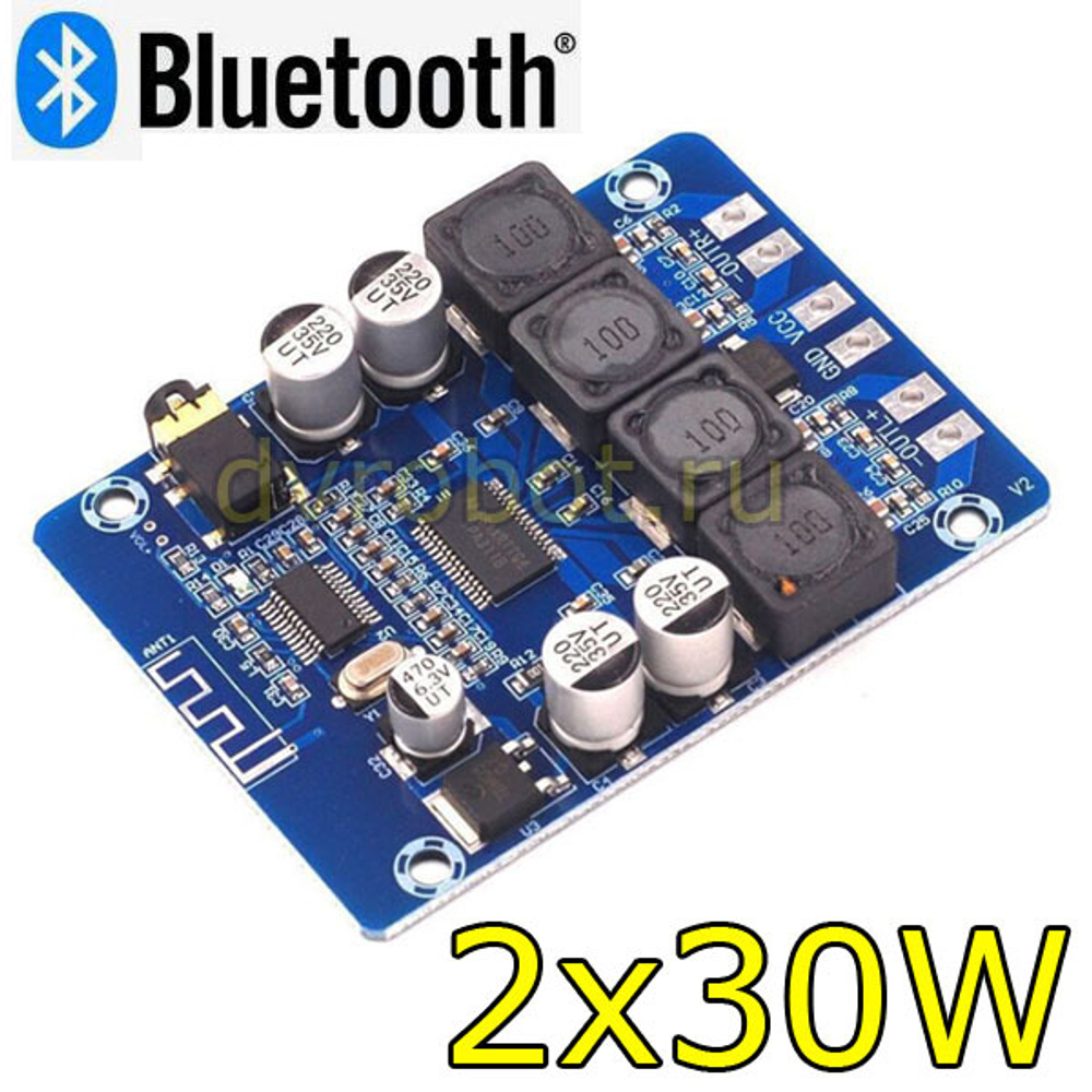 Усилитель TPA3118/Bluetooth/2x30 Вт