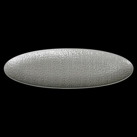 БЛЮДО овальное 17'' 440х140х23мм, серый "Corone Nori"