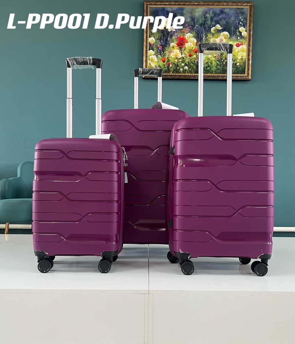 Средний чемодан Bon-Voyage PP One, Фиолетовый, M