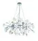 Люстра подвесная NewRgy 5746R/10 CHROME+WHITE, 10×40 Вт, хромированная и белая