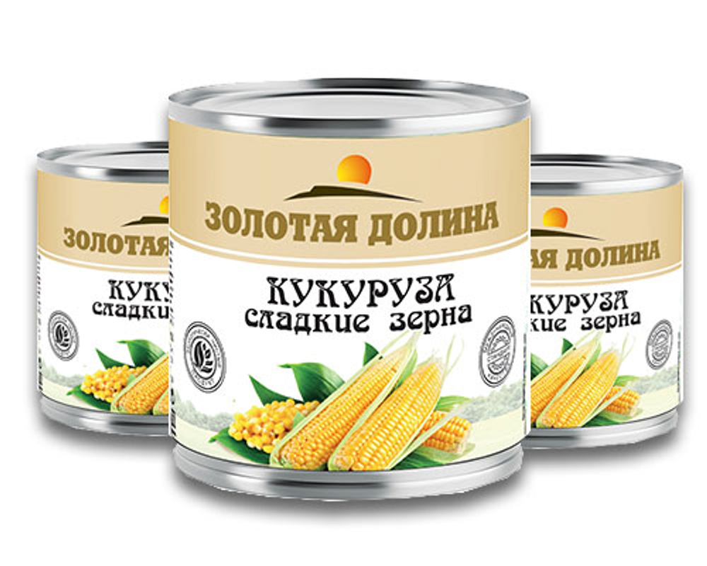 КУКУРУЗА  212мл ЗОЛОТАЯ ДОЛИНА  КИТАЙ 1486 4627089741486