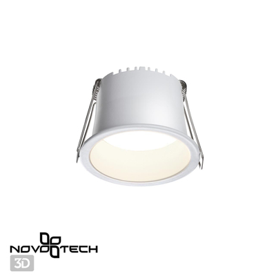 359232 SPOT NT23 536 белый Светильник встраиваемый светодиодный IP20 LED 6W 220V 360Лм 3000К TRAN