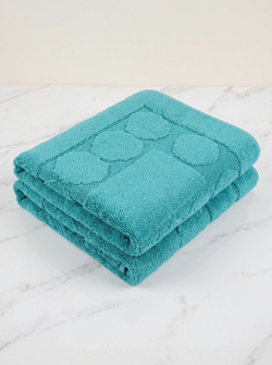 Коврик для ванной Zalel 55×85 см, бирюзовый