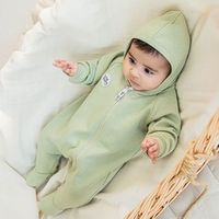 Комбинезон с капюшоном "Шалфей" утепленный 0+