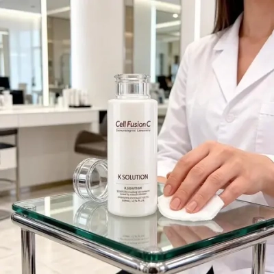 K Solution Lotion Cell Fusion | Легкая эмульсия для чувствительной кожи с витамином К