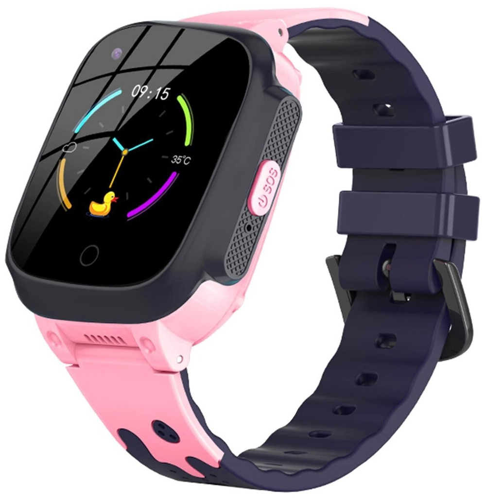 Детские умные часы Smart Baby Watch LT-25 4G Wi-Fi, розовый