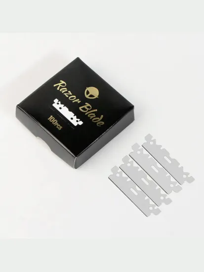 Сменные лезвия для бритья Razor Blade, половинки 100 шт