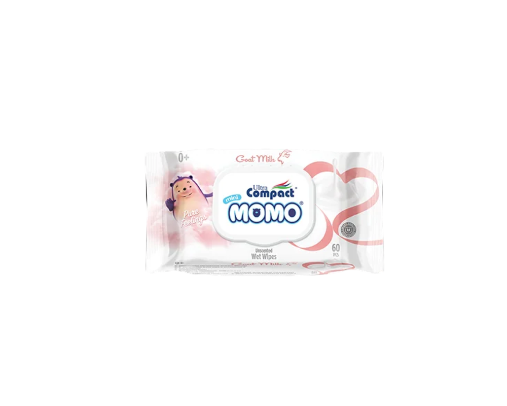 Влажные Салфетки МОМО с Козьим молоком 60шт
