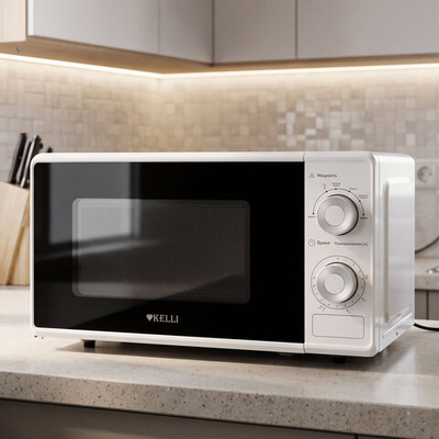 Микроволновая печь KELLI KL-5081, 700Вт, белый