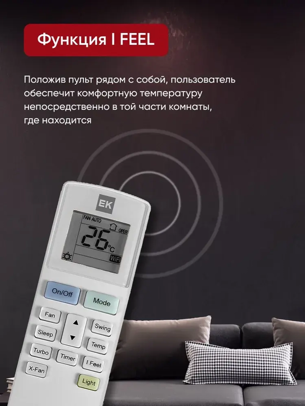 Сплит-система EuroKlimat серия Siesta on/off EKSS-25HN/EKOS-25HN