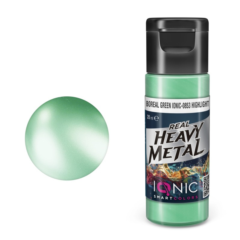Краска Boreal Green Highlight - Ionic Real Heavy Metal, 20мл
