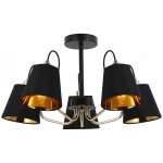 IL6120-5COU-79 BK GD светильник потолочный ILLUMICO, E27х5