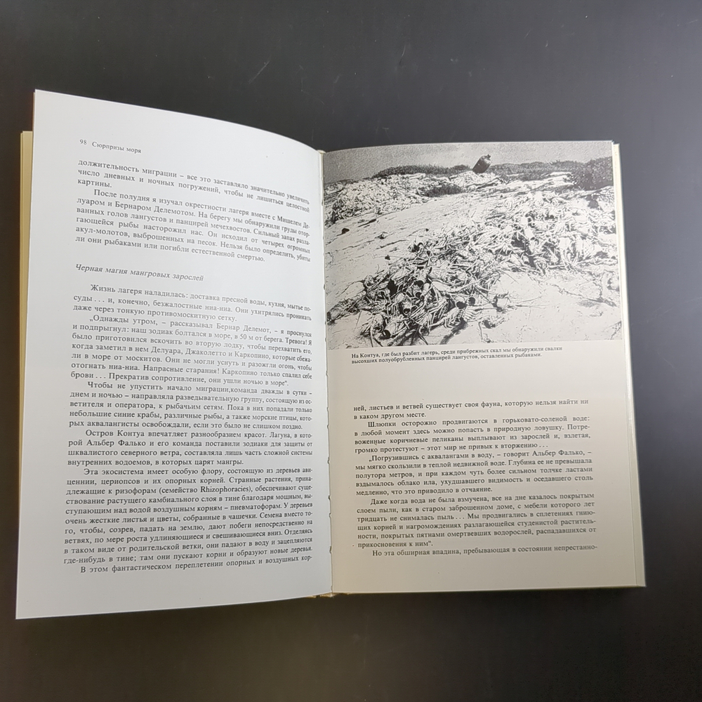 Книга Ж И Кусто Сюрпризы моря 1982 г. XF