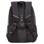 Рюкзак Grizzly, 32*45*23см, 2 отделения, 4 кармана, анатомическая спинка, черный-серый