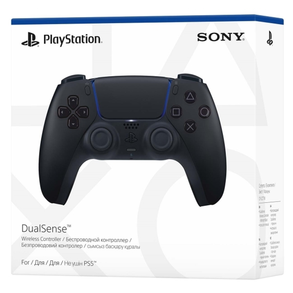Беспроводной геймпад Dualsense Controller для PS5 (Midnight Black - черная полночь, CFI-ZCT1W: SIEE)