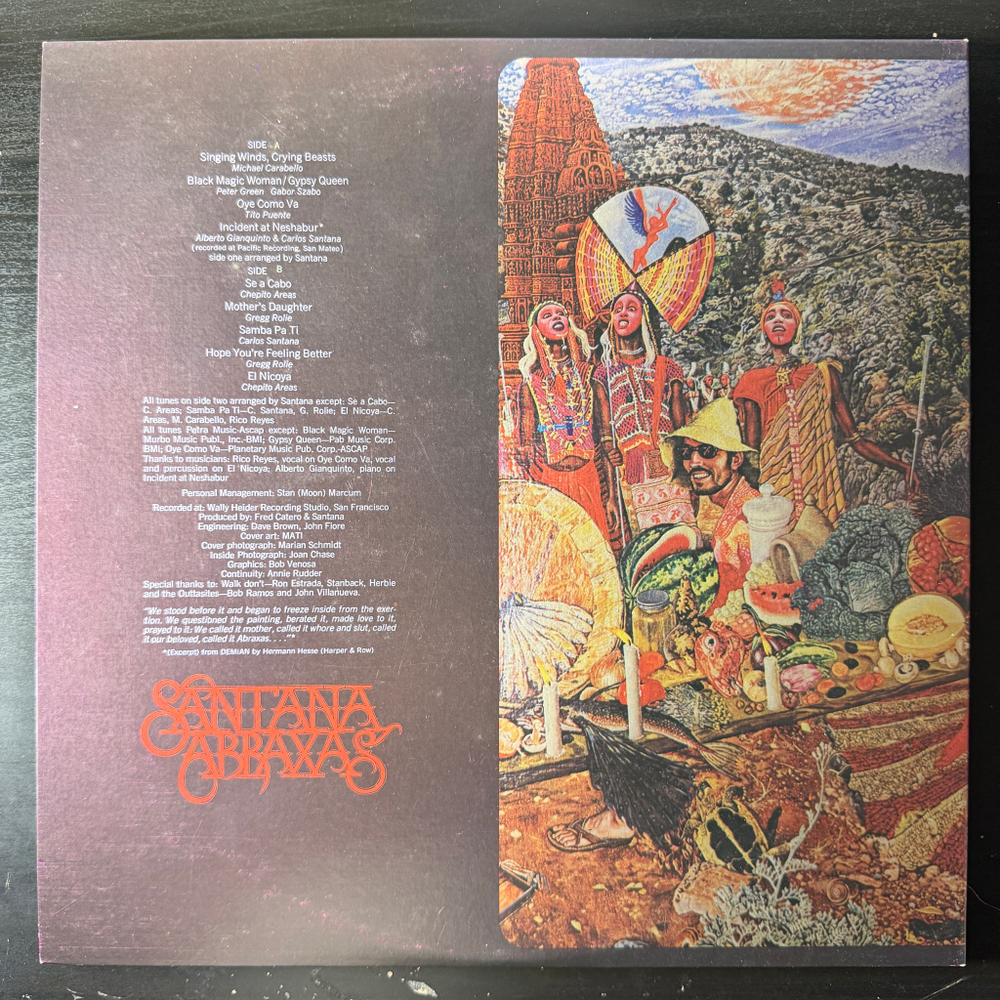 Виниловая пластинка Santana ‎– Abraxas LP