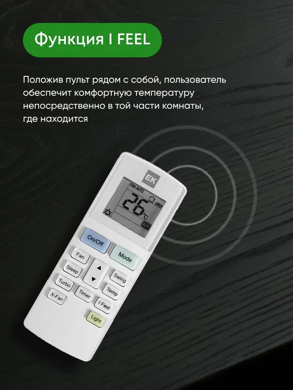 Сплит-системы EuroKlimat серия Futura on/off EKSF-25HN/EKOF-25HN