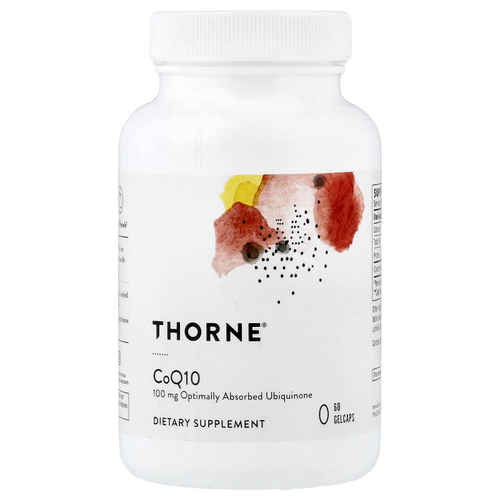 Thorne, коэнзим Q10, 100 мг, 60 желатиновых капсул