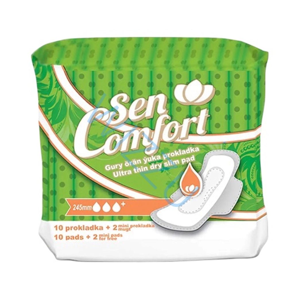 Прокладки Sen Comfort 245мм Dry 10+2шт