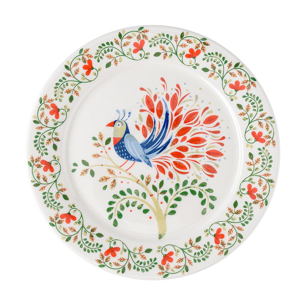 Набор тарелок Fantail Bird из коллекции Birds of Paradise в подарочной упаковке, 21 см, 2 шт.