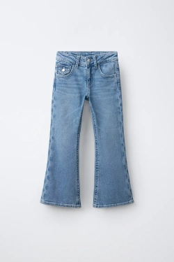 ZARA ДЖИНСЫ FLARE, СИНИЙ