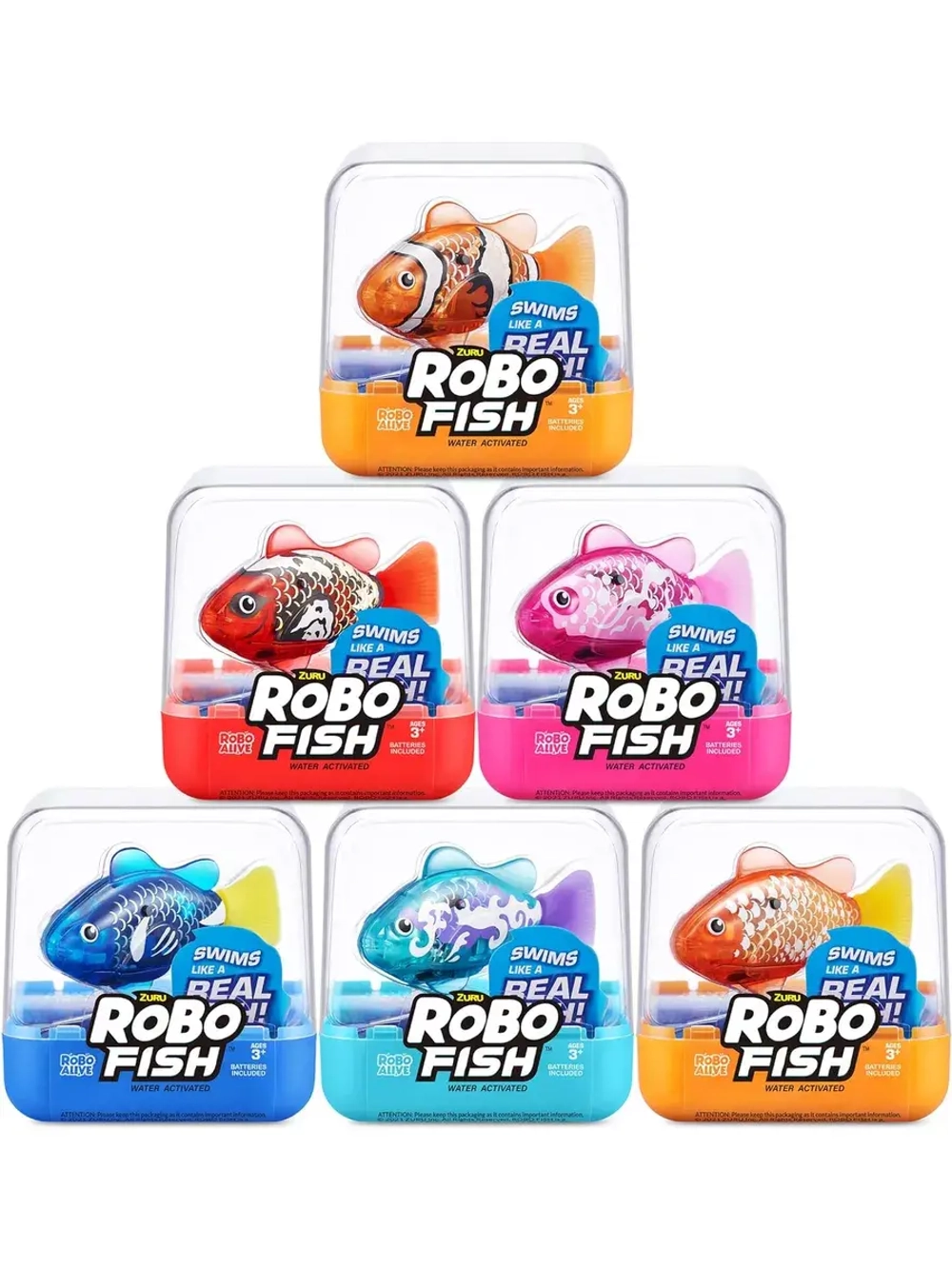 Робо рыбка Robo Alive интерактивная плавающая игрушка робот