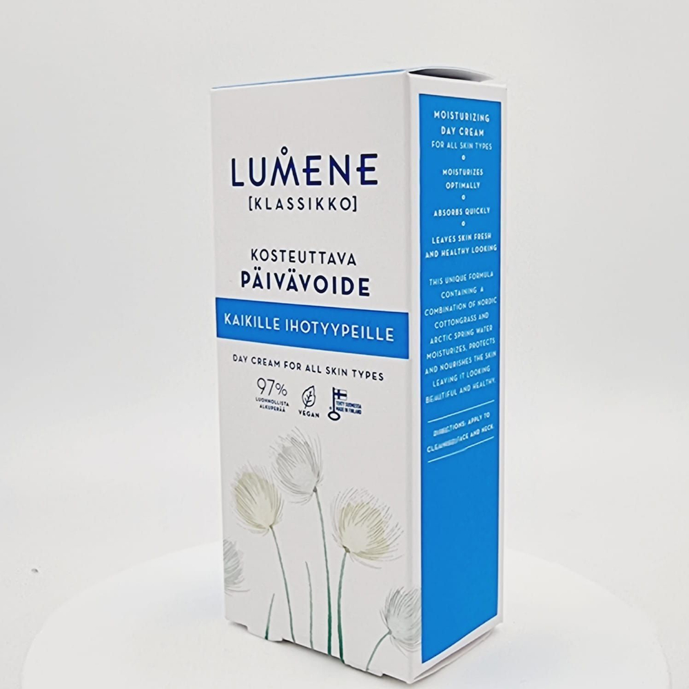 Lumene Крем дневной CLASSIC увлажняющий с экстрактом северного хлопка, 50 мл (из Финляндии)