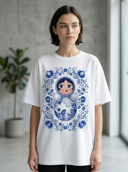 Футболка женская oversize