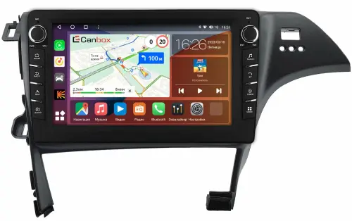 Магнитола для Toyota Prius 30 2009-2015 (правый руль, рамка под 10") - Canbox 10-0487 Android 10, Быстрая, CarPlay, 4G SIM-слот