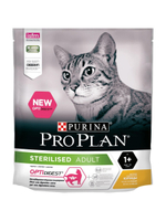 Сухой корм Pro Plan Sterilised для стерилизованных кошек с чувствительным пищеварением, курица, 400 г