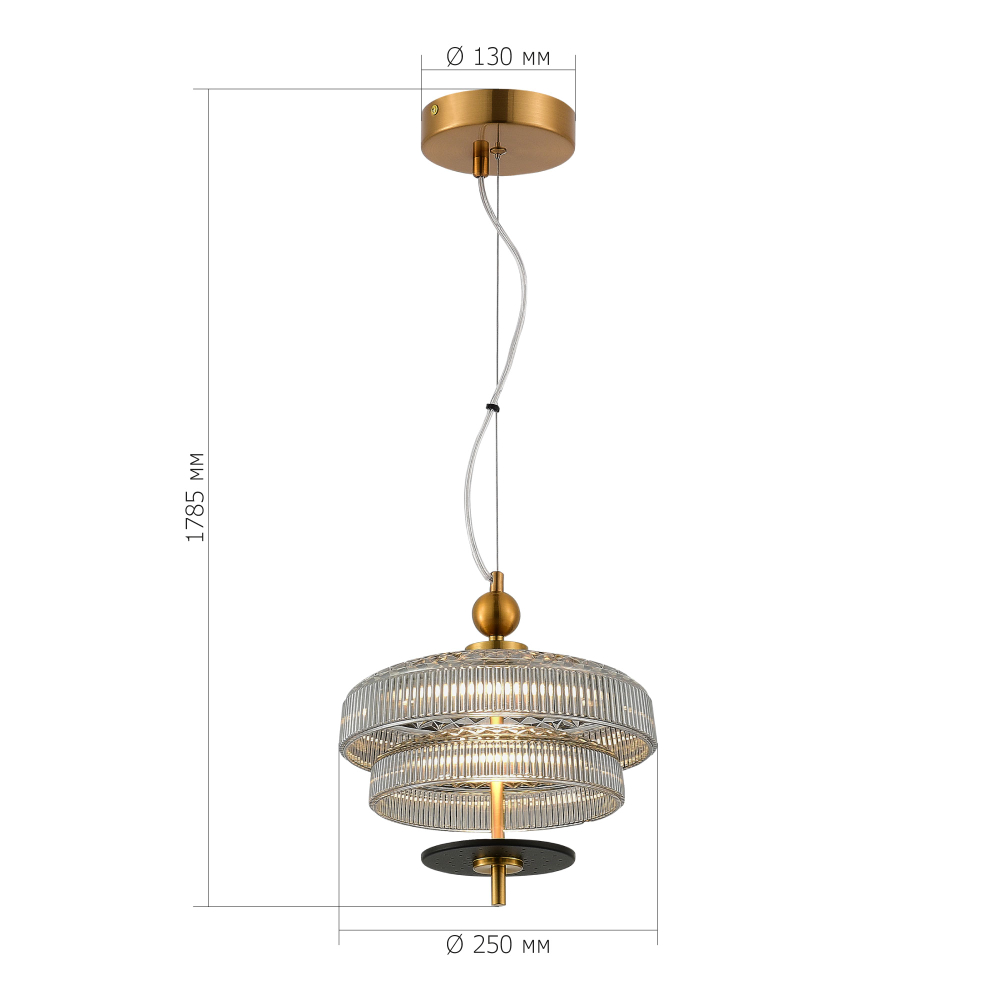 Светильник подвесной ORIENTAL LED 8W 3000K