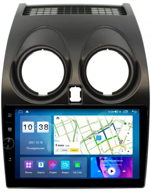Магнитола для Nissan Qashqai J10 2006-2013, Dualis - Parafar PF788FHDAV на Android 13, CarPlay, 4G SIM-слот