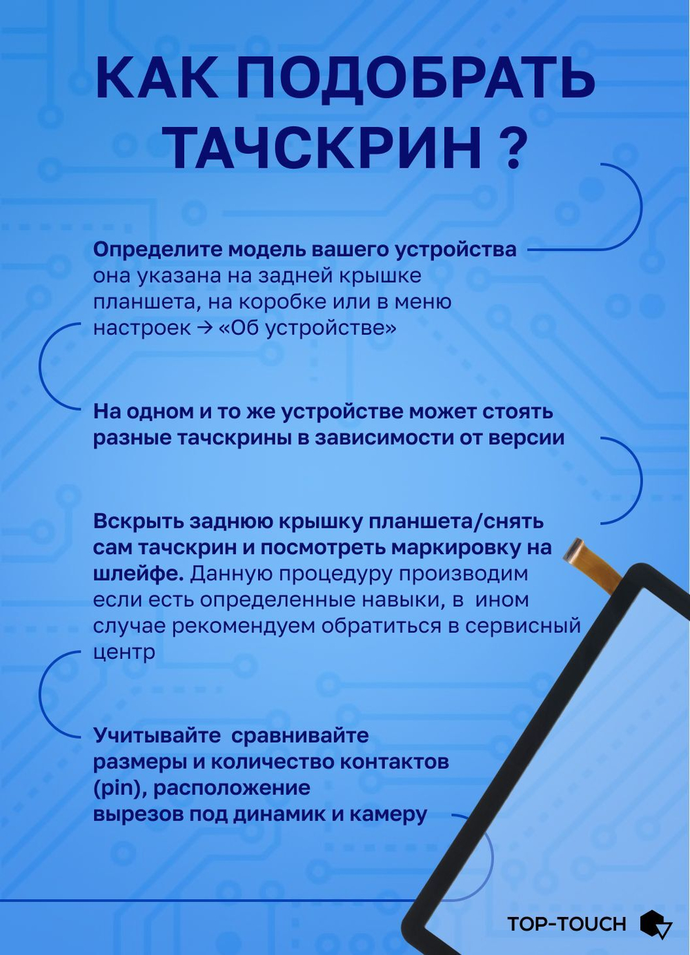 Тачскрин (сенсорное стекло) для CX599D FPC-V01