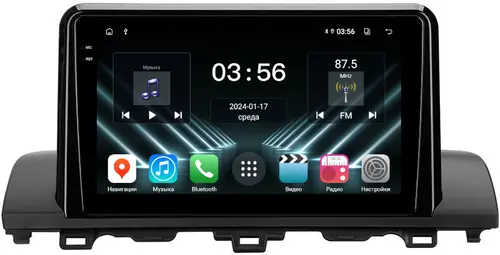 Магнитола для Honda Accord 10 2017-2021 (без штатного 360) - FarCar S280 монитор 9.5" IPS на Android 13, CarPlay