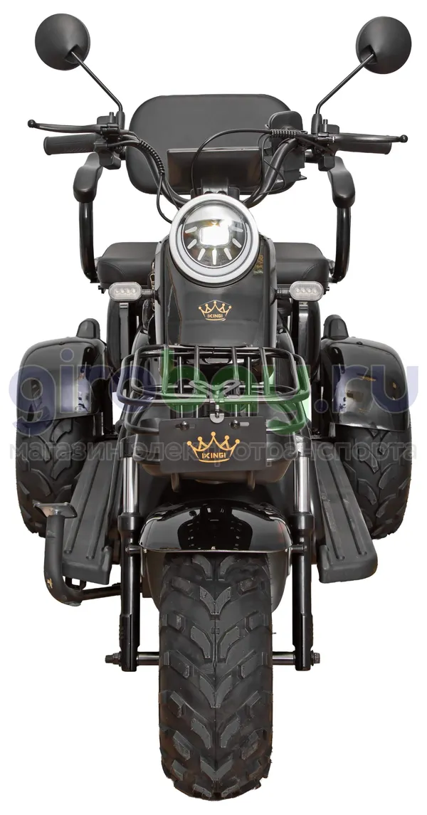 Электротрицикл IKINGI SIBTRIKE T3 Pro MAX 1000W (60V/30Ah) - Чёрный фото №17