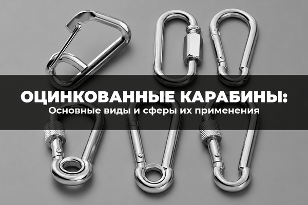 Основные виды оцинкованных карабинов и сферы их применения