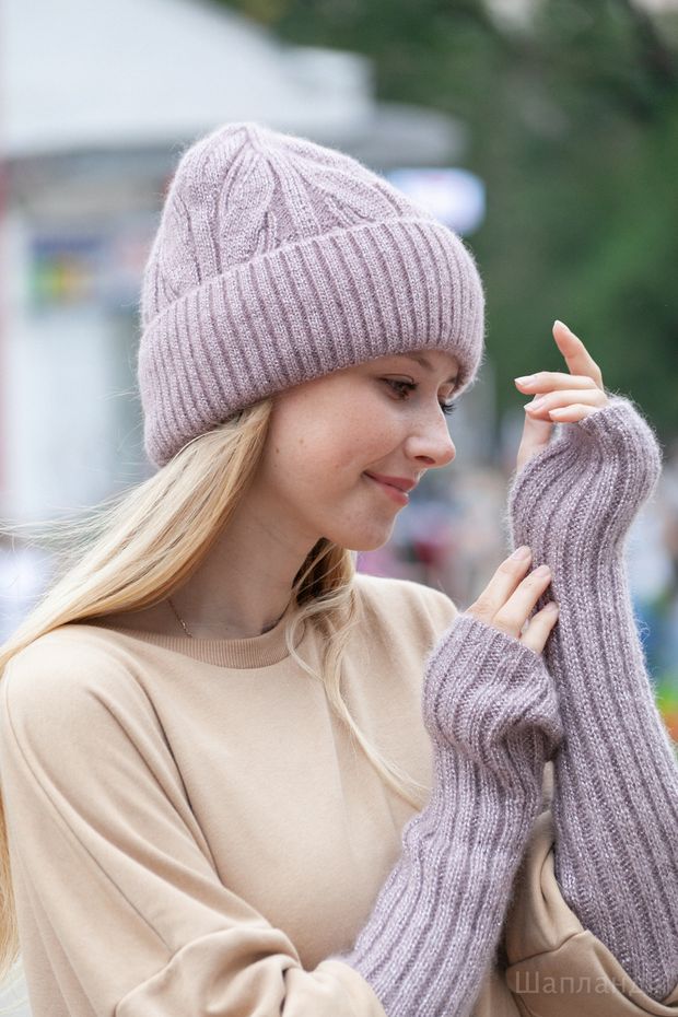 52bo12 Шапка с отворотом Катта (Олива/золото / 56-59 / 59 / Оливковый / 0.3 / 30х30х6)
