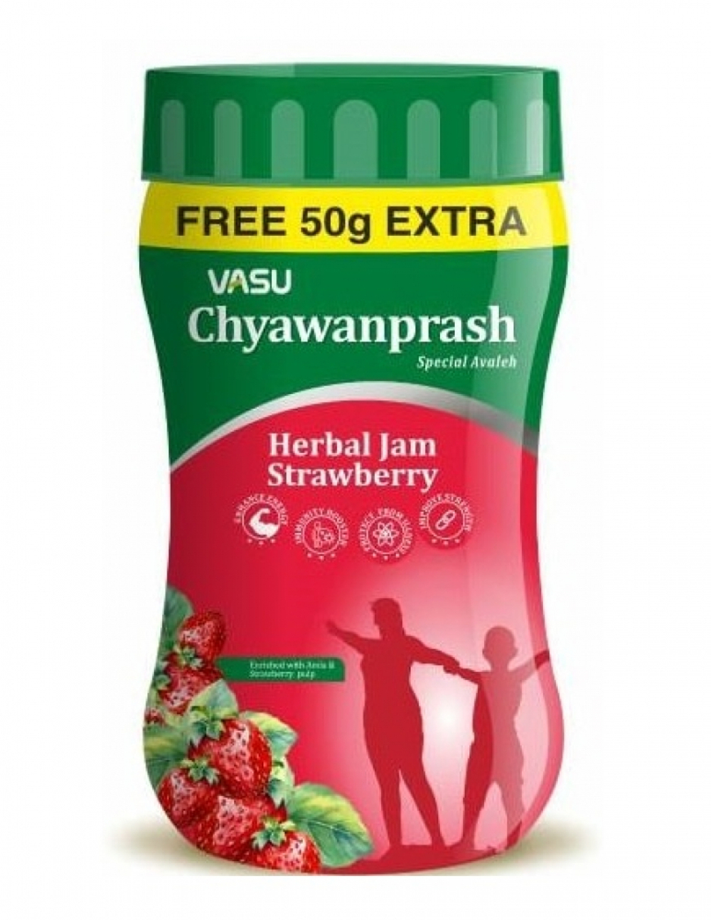 Чаванпраш Клубника Васу | Vasu Trichup chawanprash Strawberry 550g