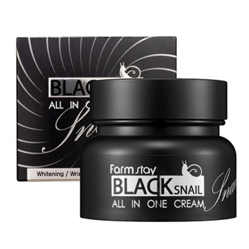 Крем с муцином черной улитки FarmStay Black Snail All In One Cream, 100мл