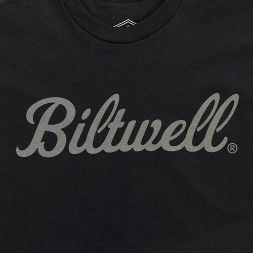 Купить Мотоодежда Футболка Biltwell Script Grey / Черный