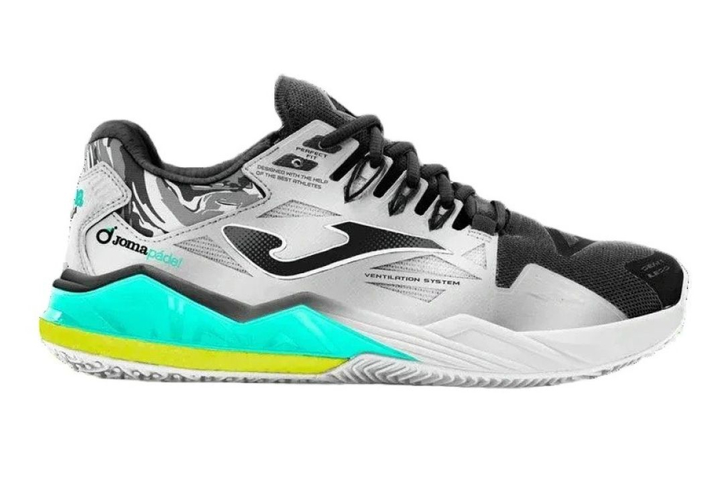 Мужские кросовки для Padel Joma Spin Men 2612 - light gray