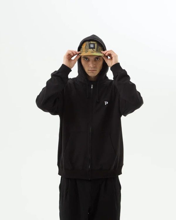 Худи Zip P Logo LW черное - фото 1