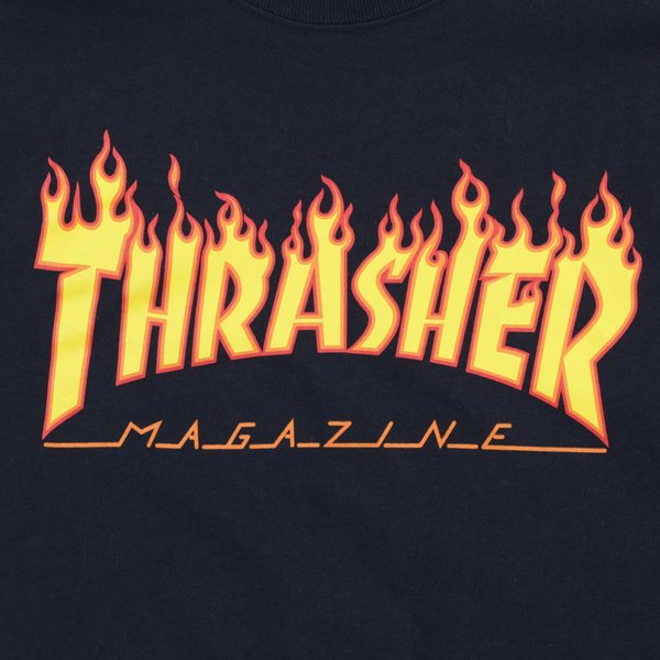 Футболка Thrasher Flame Logo (black) артикул: - купить в магазине Дайс