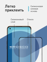 Защитное стекло ROSCO для OPPO Reno8 T 4G (арт. OPPO-R8T-FSP-GLASS-BLACK)