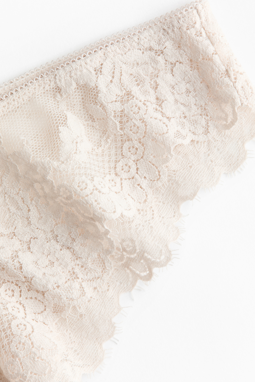 Кружевные трусы Brazilian, 2 шт. — Бледно-бежевый — H&M 1347754