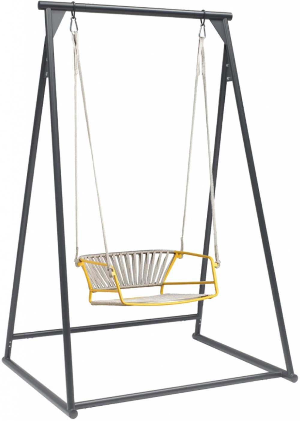 Качели плетеные Scab Design Lisa Swing, желтый, серебристый