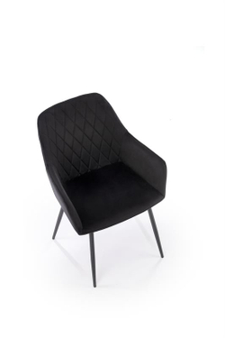 Стул HALMAR K558 черный/черный