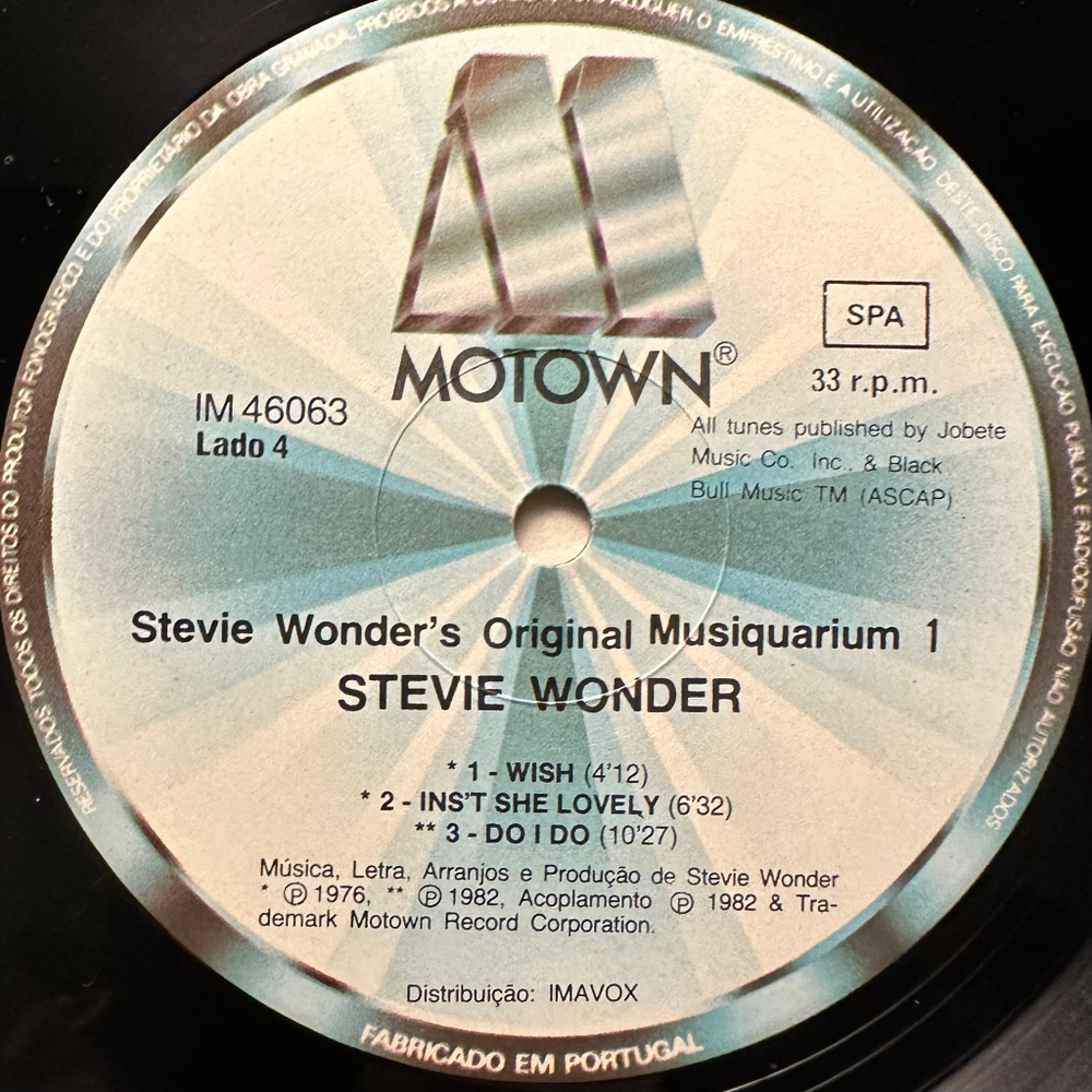 Stevie Wonder - Stevie Wonder's Original Musiquarium 1 2LP (Португалия 1982г.)