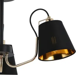 Потолочная люстра  IL6120-3COU-79 BK GD ILLUMICO